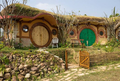 บ้านสวนน้อย (Baan Hobbit) บ้านพักตากอากาศสุดเก๋สร้างสรรค์ด้วยแรงบันดาลใจจากภาพยนตร์